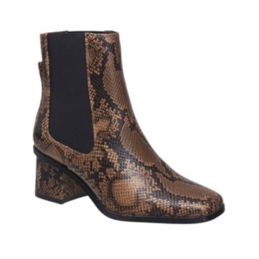 New French connection Chrissy snake print boots sz 6.5 - Picture 2 of 4